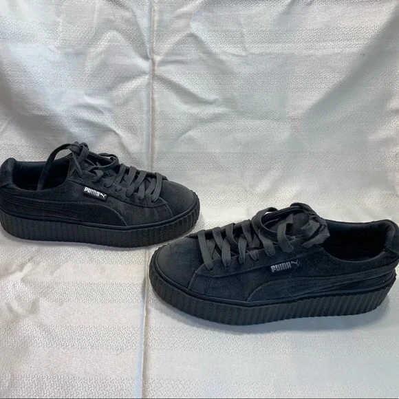 Puma creeper velvet rihanna fenty glacier grey hotsell